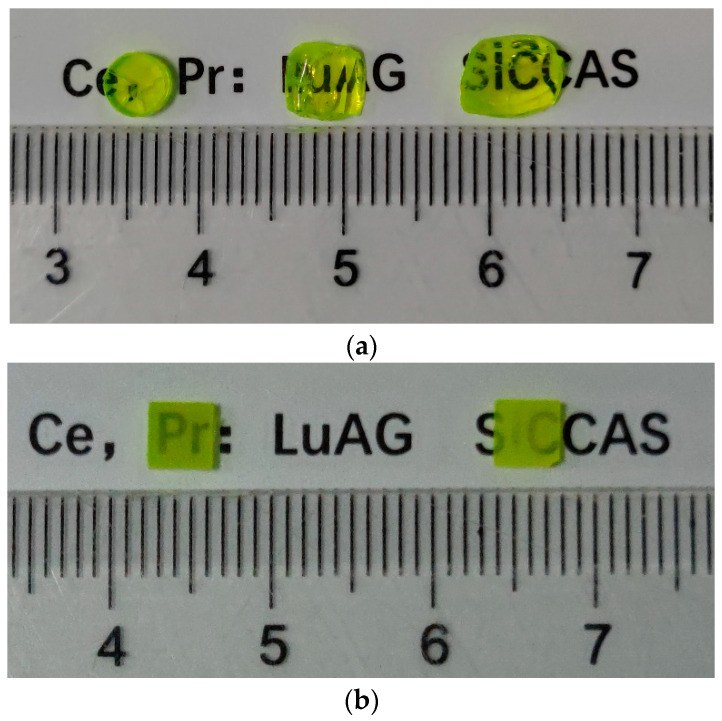 Иллюстрация к публикации «Ce3+, Pr3+ Co-Doped Lu3Al5O12 Single Crystals and Ceramics: A Comparative Study»